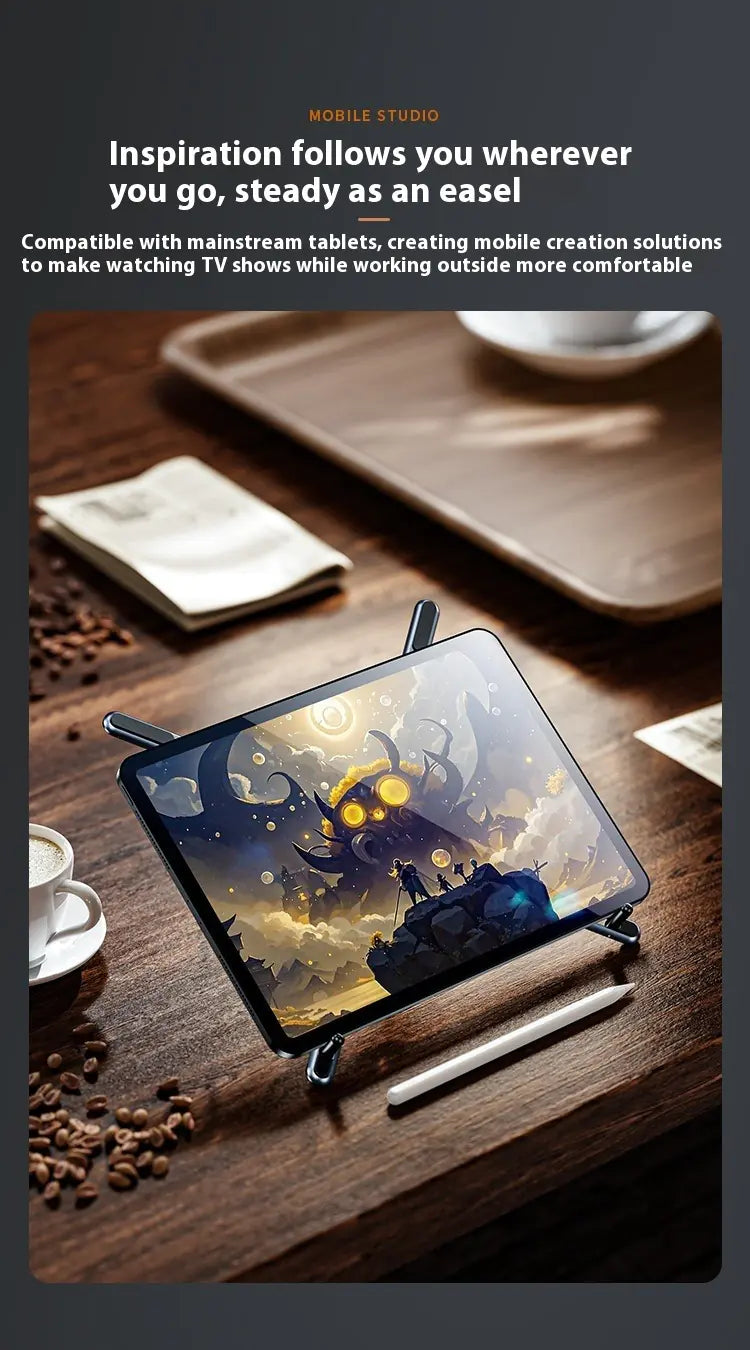 Aluminum Laptop Stand, Vertical Foldable