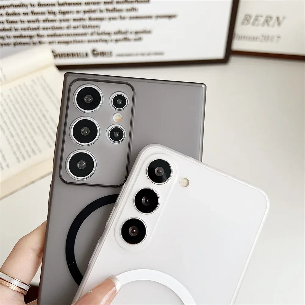 GearKA™ ClearShield – Matte Transparent Ultrathin Magnetic Case