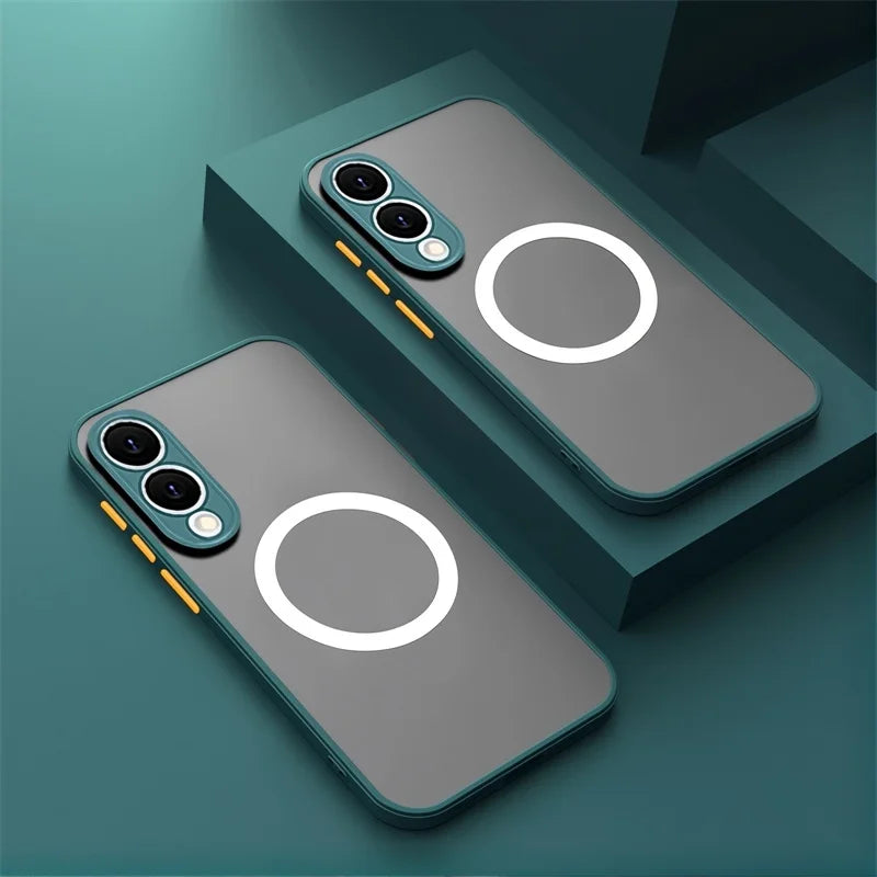 GearKA™ Matte Magnetic Case for Samsung Galaxy S25 / S25+ / S25 Ultra (Edge Compatible)