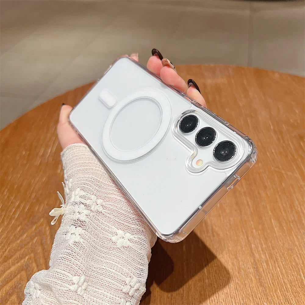 GearKA™ AeroClear – Slim Transparent Magnetic Case (MagSafe Compatible)