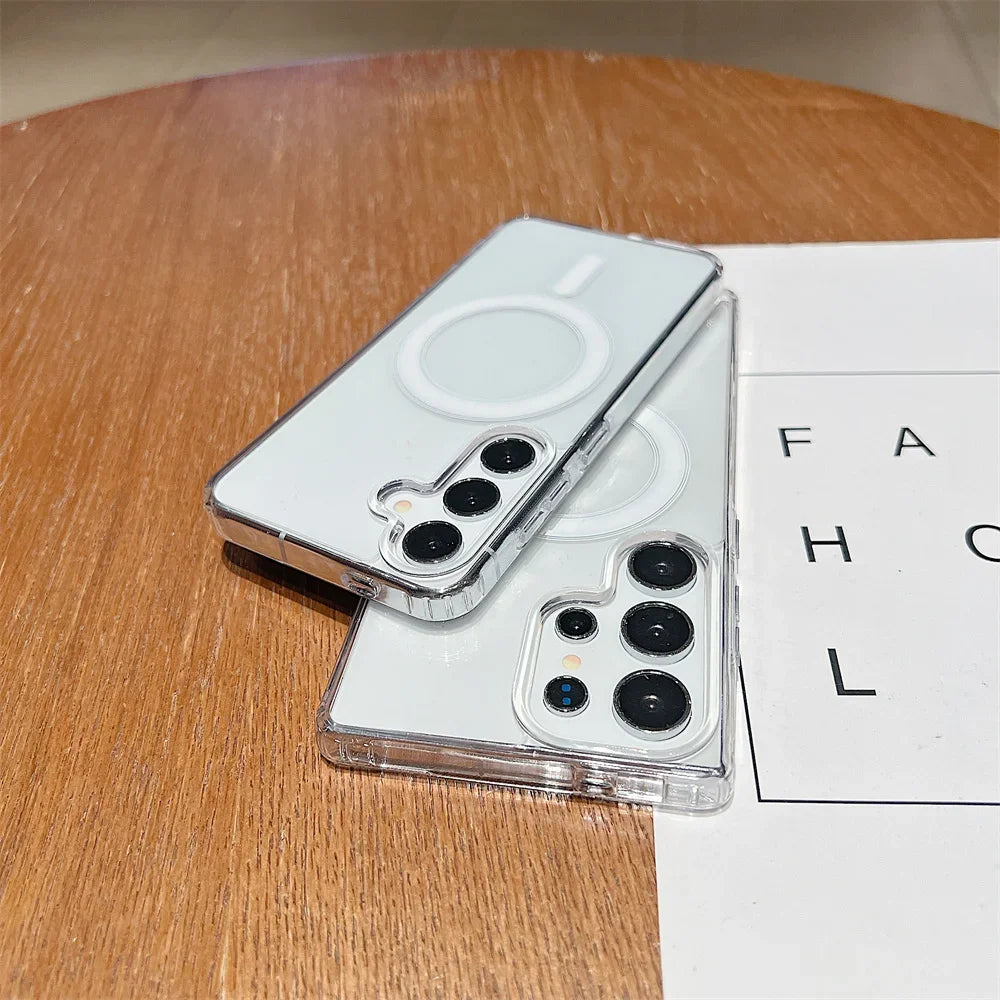 GearKA™ AeroClear – Slim Transparent Magnetic Case (MagSafe Compatible)