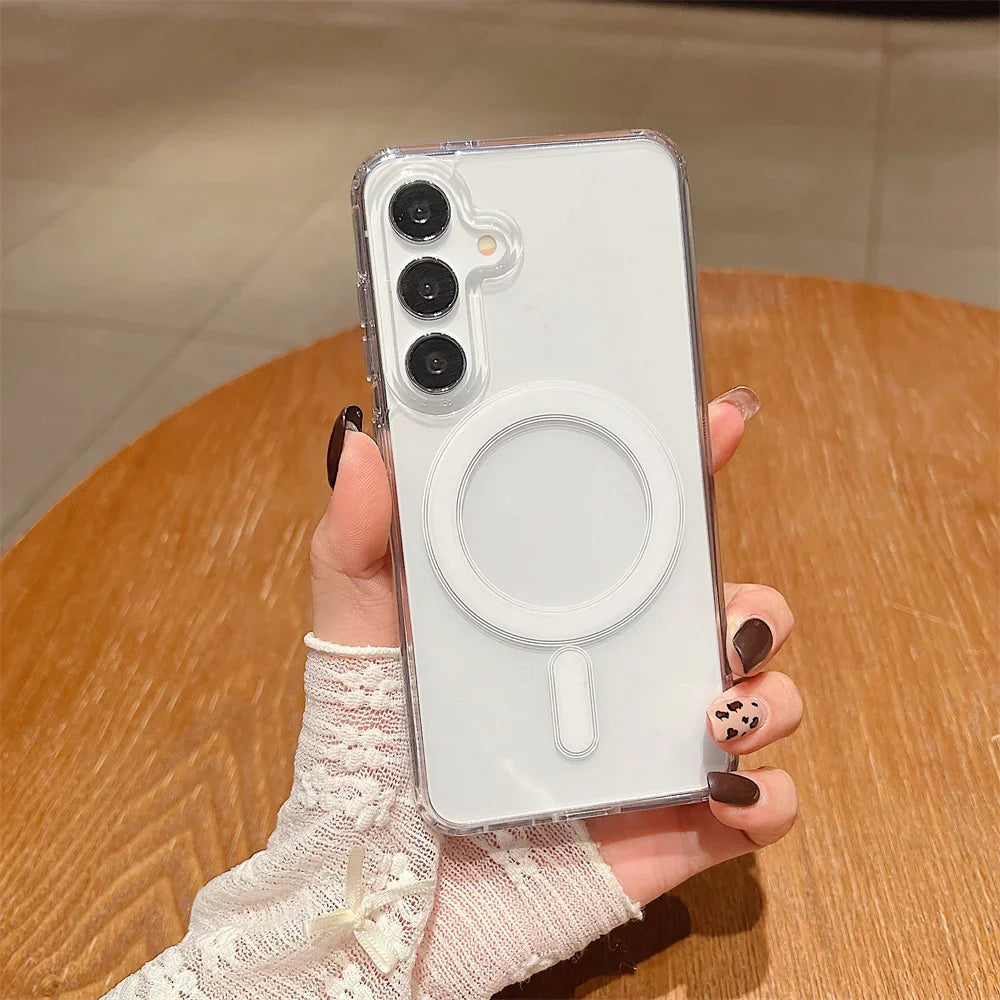 GearKA™ AeroClear – Slim Transparent Magnetic Case (MagSafe Compatible)