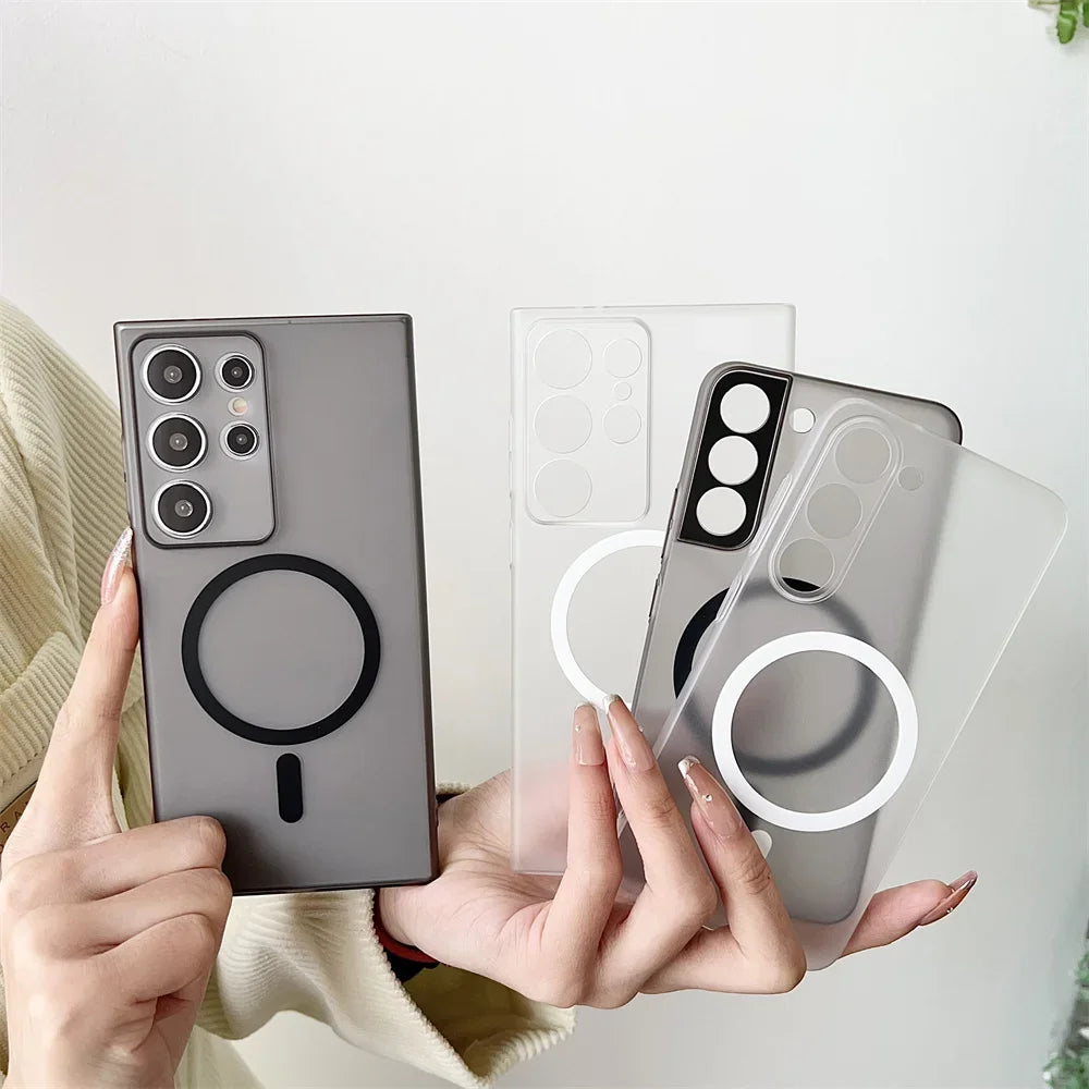 GearKA™ ClearShield – Matte Transparent Ultrathin Magnetic Case