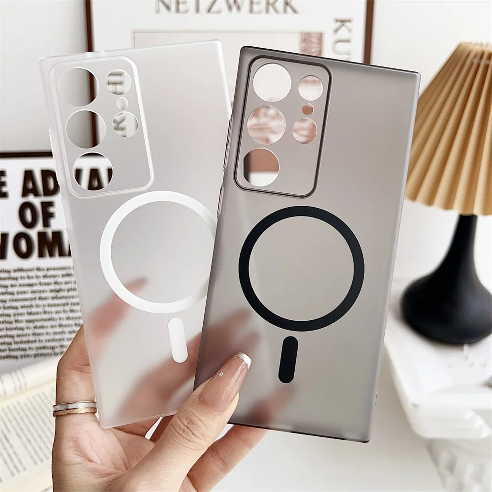 GearKA™ ClearShield – Matte Transparent Ultrathin Magnetic Case