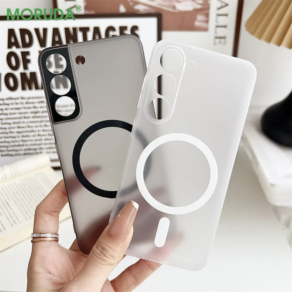 GearKA™ ClearShield – Matte Transparent Ultrathin Magnetic Case
