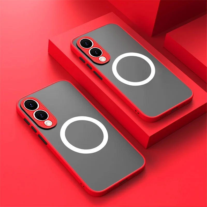 GearKA™ Matte Magnetic Case for Samsung Galaxy S25 / S25+ / S25 Ultra (Edge Compatible)