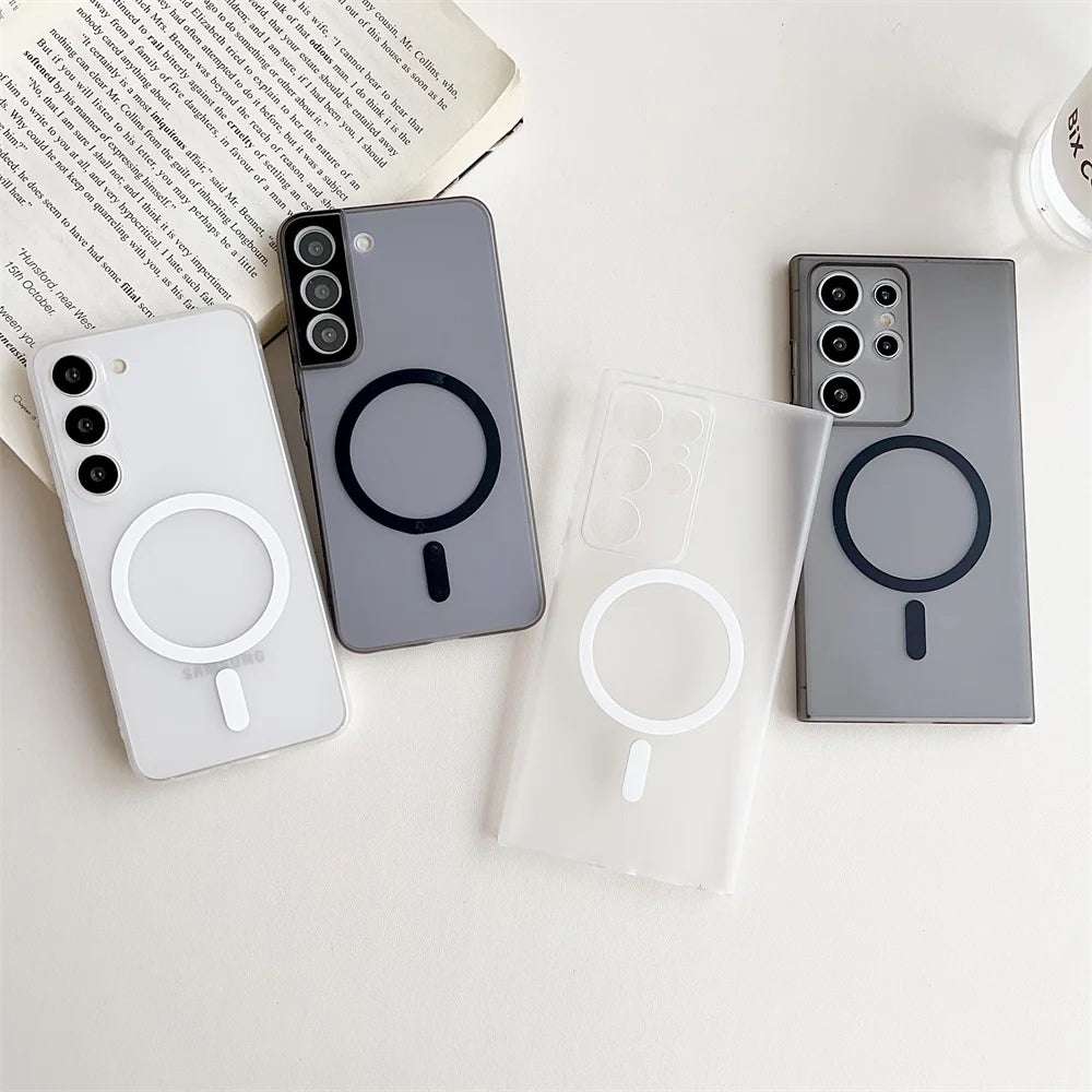 GearKA™ ClearShield – Matte Transparent Ultrathin Magnetic Case