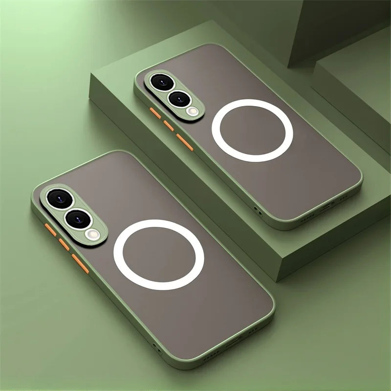 GearKA™ Matte Magnetic Case for Samsung Galaxy S25 / S25+ / S25 Ultra (Edge Compatible)