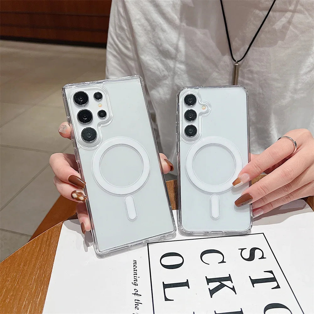 GearKA™ AeroClear – Slim Transparent Magnetic Case (MagSafe Compatible)