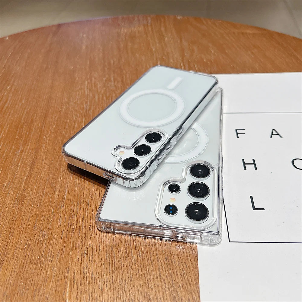 GearKA™ AeroClear – Slim Transparent Magnetic Case (MagSafe Compatible)