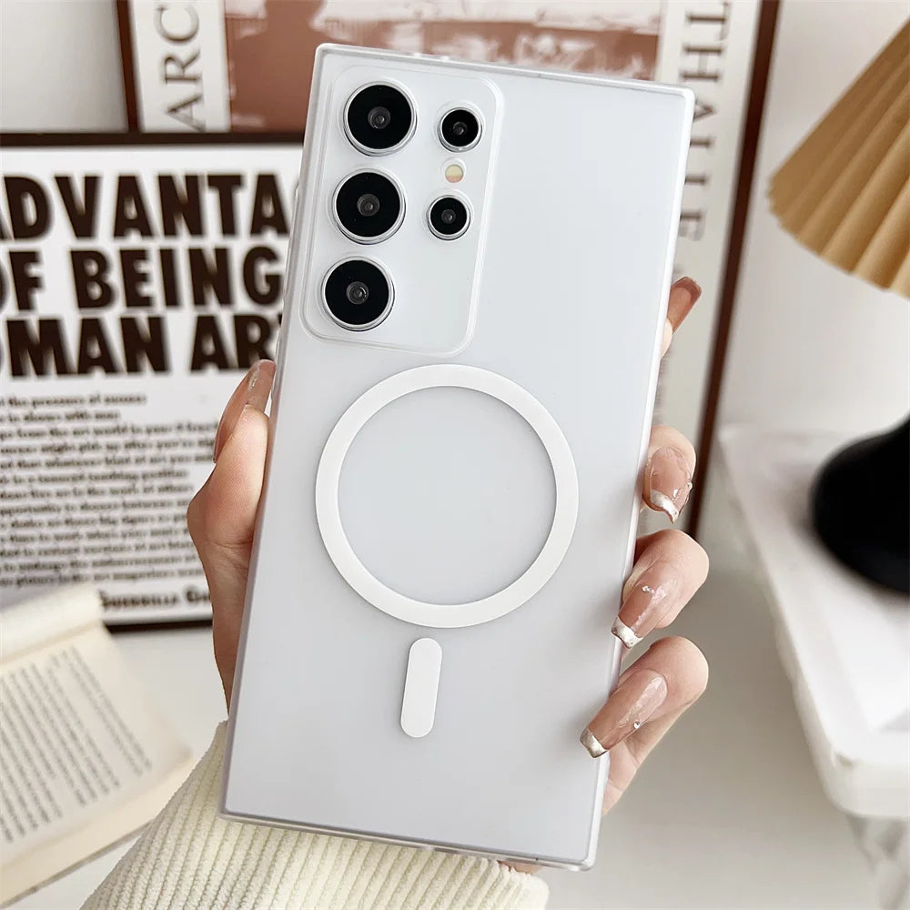 GearKA™ ClearShield – Matte Transparent Ultrathin Magnetic Case