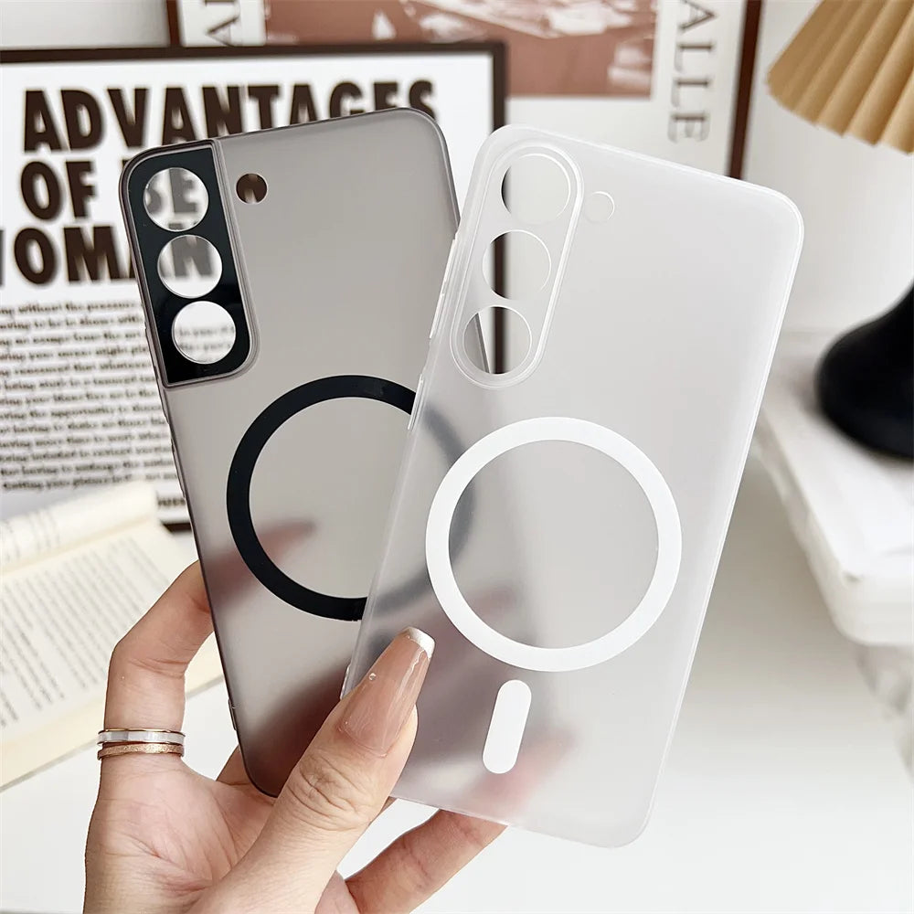 GearKA™ ClearShield – Matte Transparent Ultrathin Magnetic Case