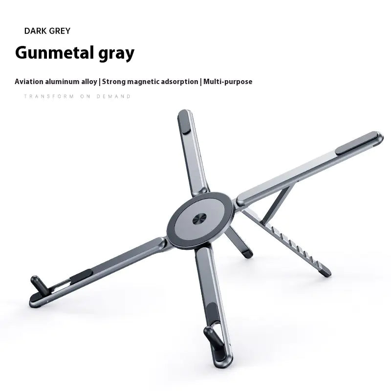 Aluminum Laptop Stand, Vertical Foldable